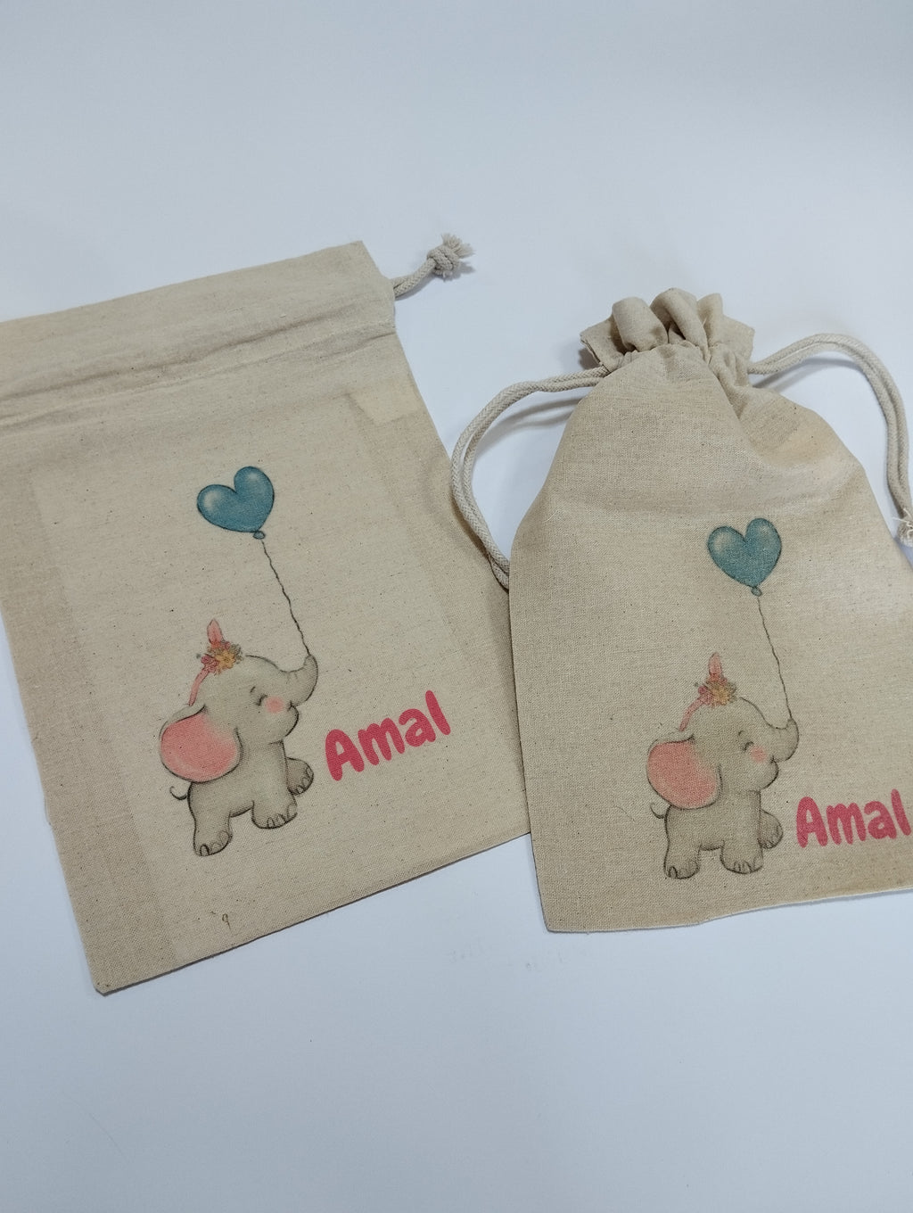 Saquito de algodón personalizado para la colación
