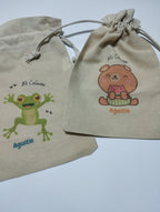 Saquito de algodón personalizado para la colación