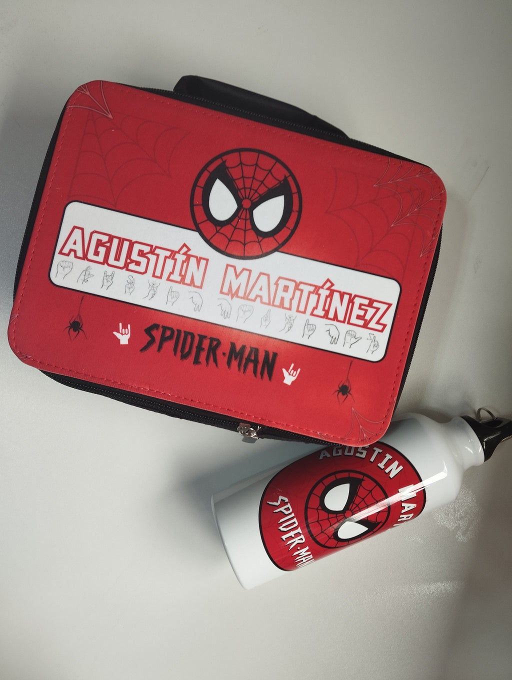 PACK LONCHERA + BOTELLA DE AGUA PERSONALIZADOS