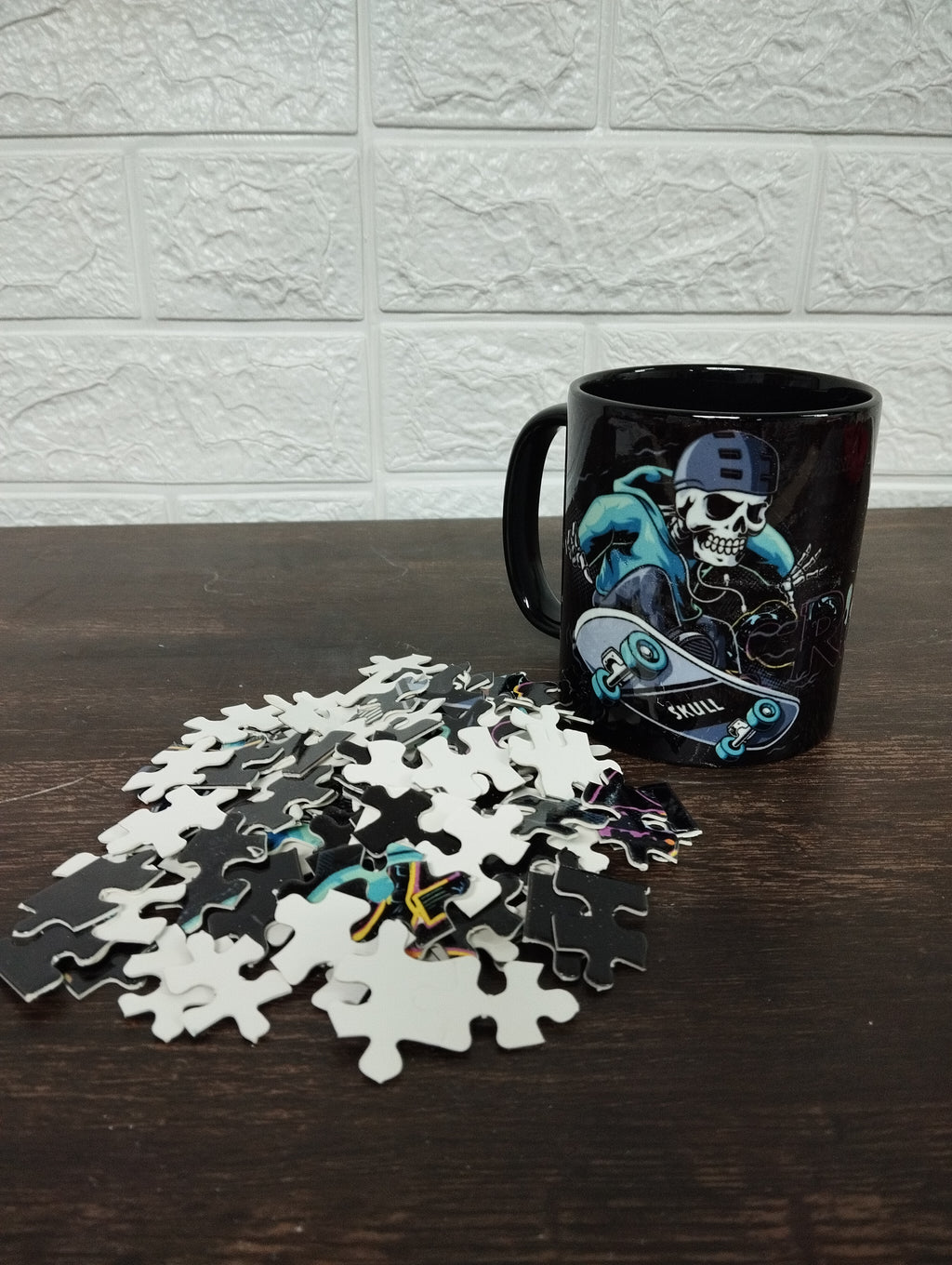Taza más rompecabezas personalizado