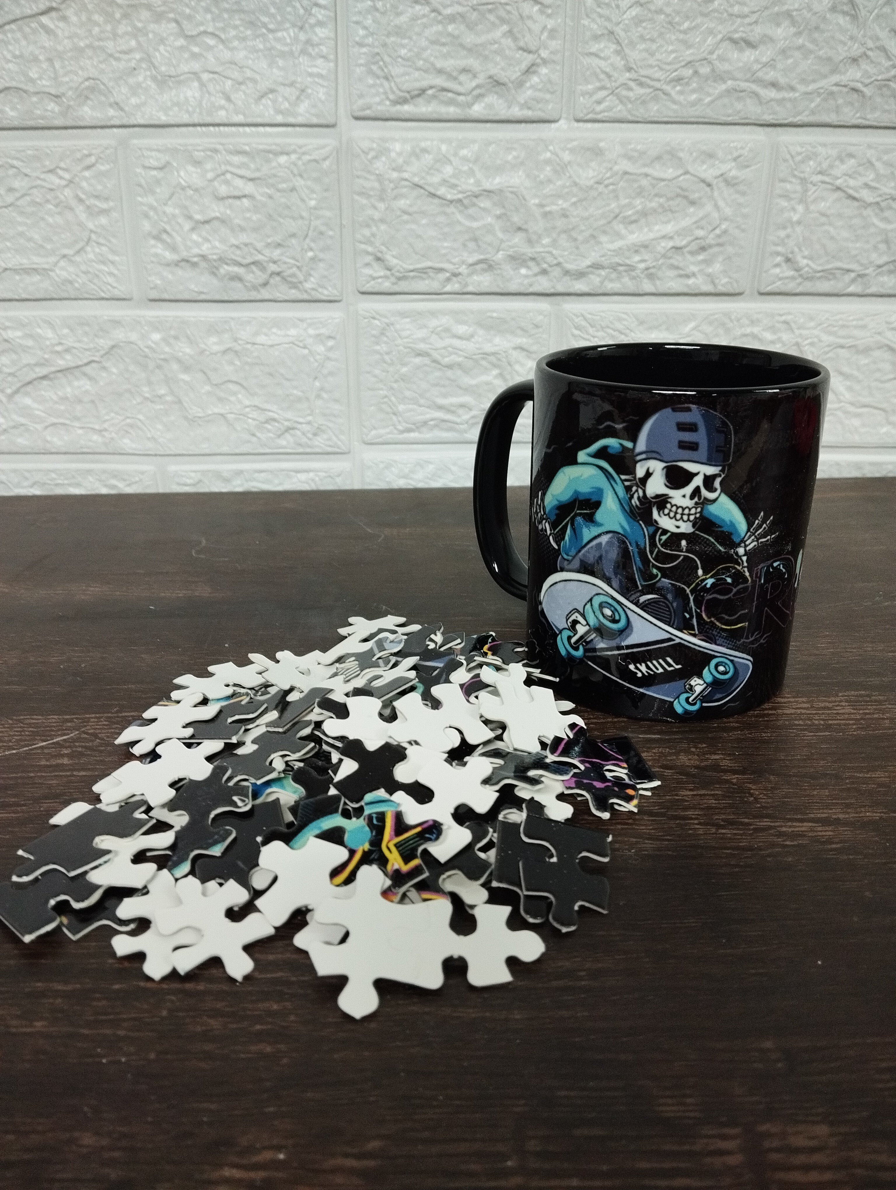Taza más rompecabezas personalizado