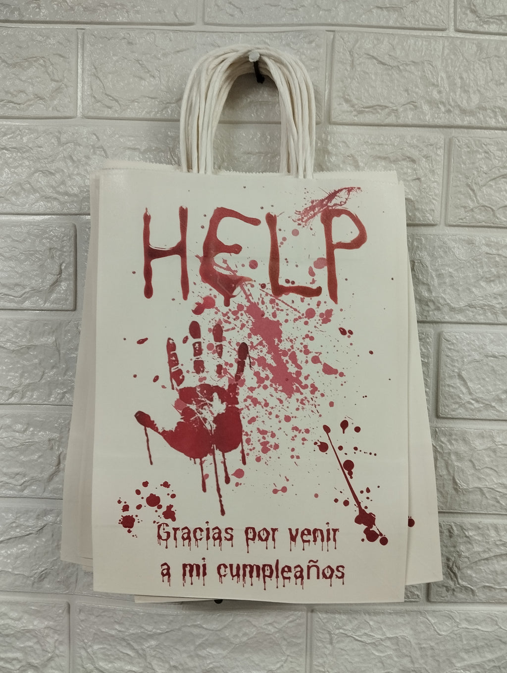 BOLSA DE PAPEL KRAFT BLANCA 30X22X10