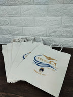 BOLSA DE PAPEL KRAFT BLANCA 30X22X10