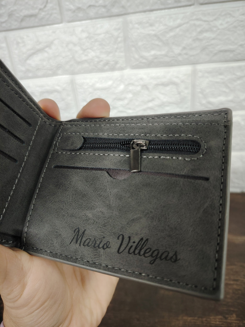 Billetera de Cuero Diseño Clasico