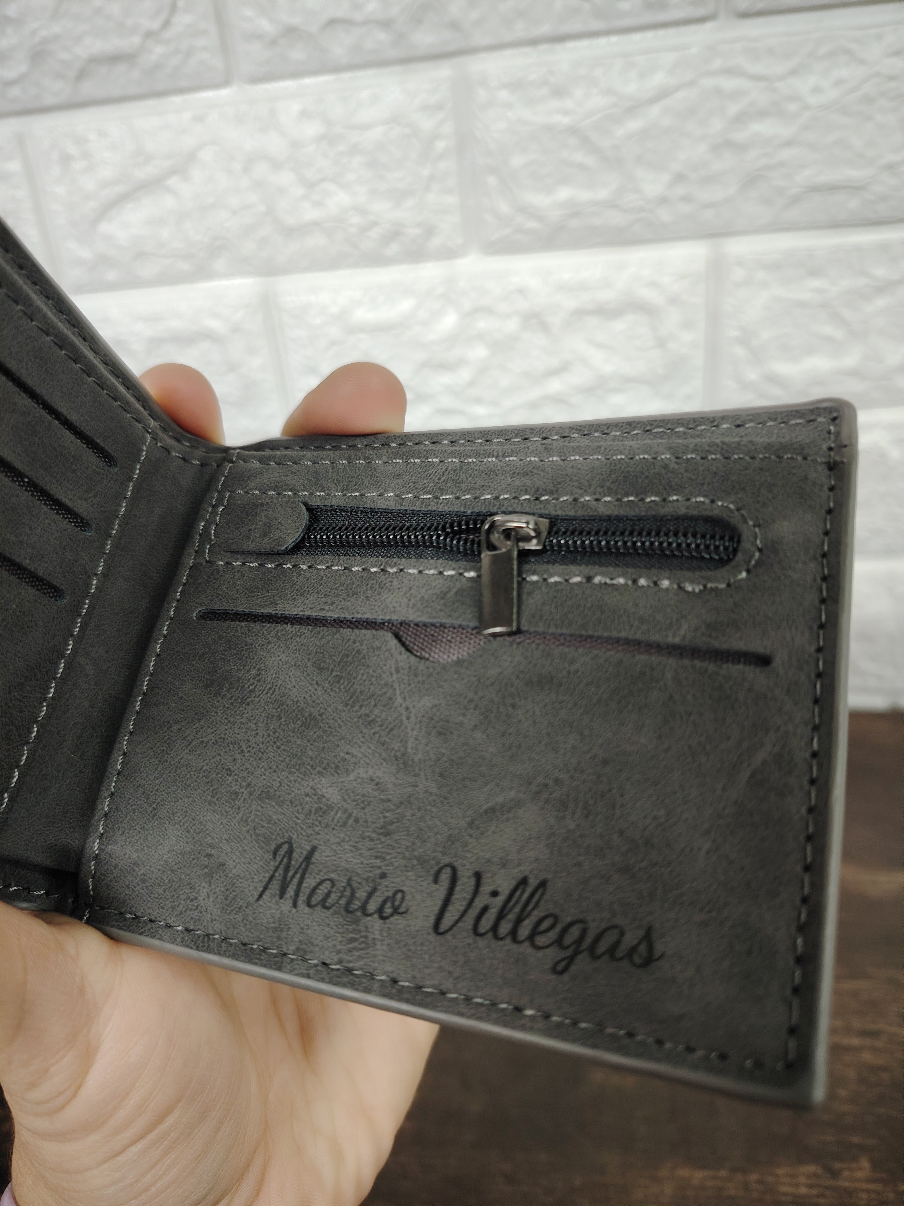 Billetera de Cuero Diseño Clasico