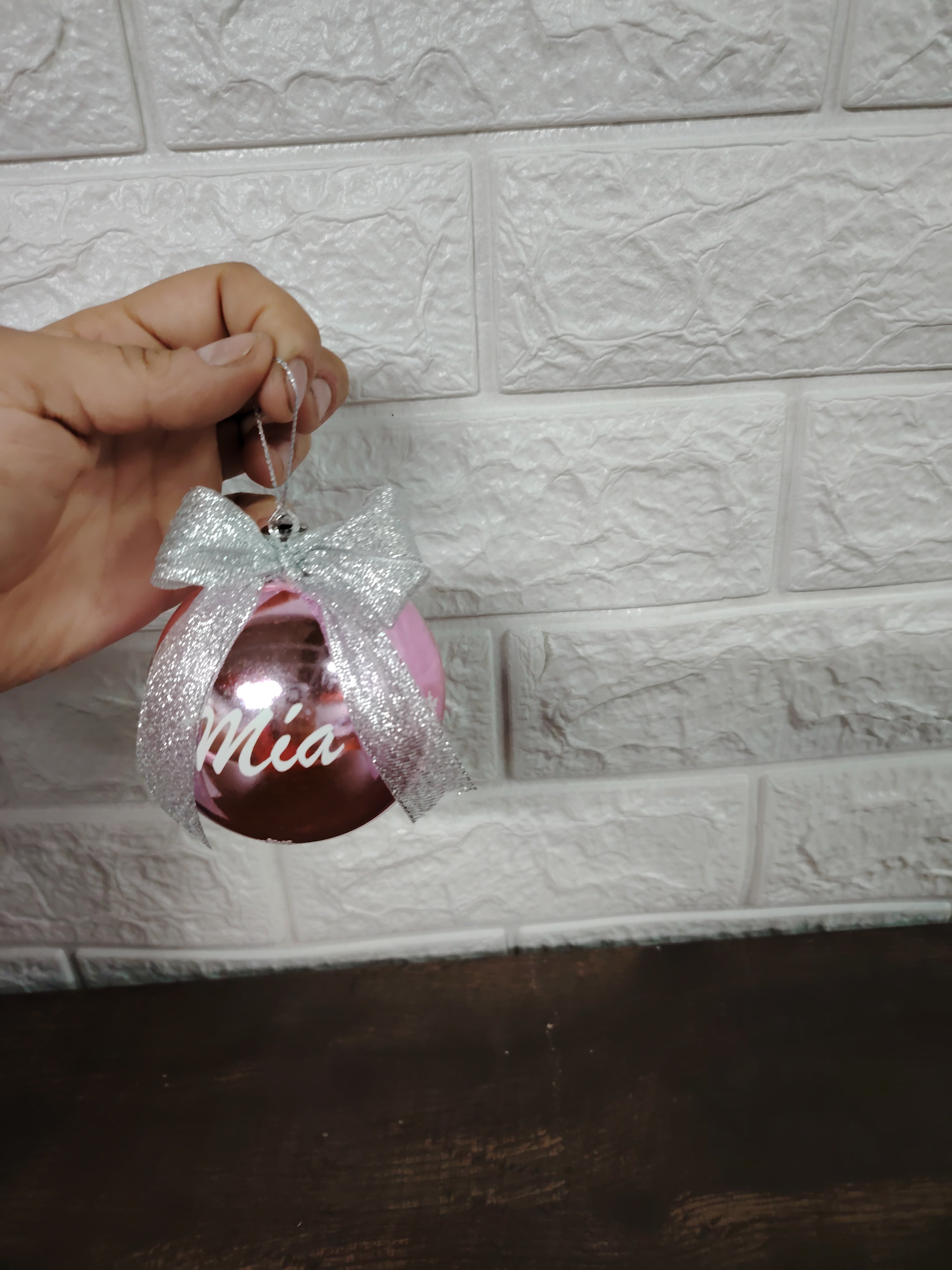 ESFERAS NAVIDEÑAS PERSONALIZADAS PARA ÁRBOL