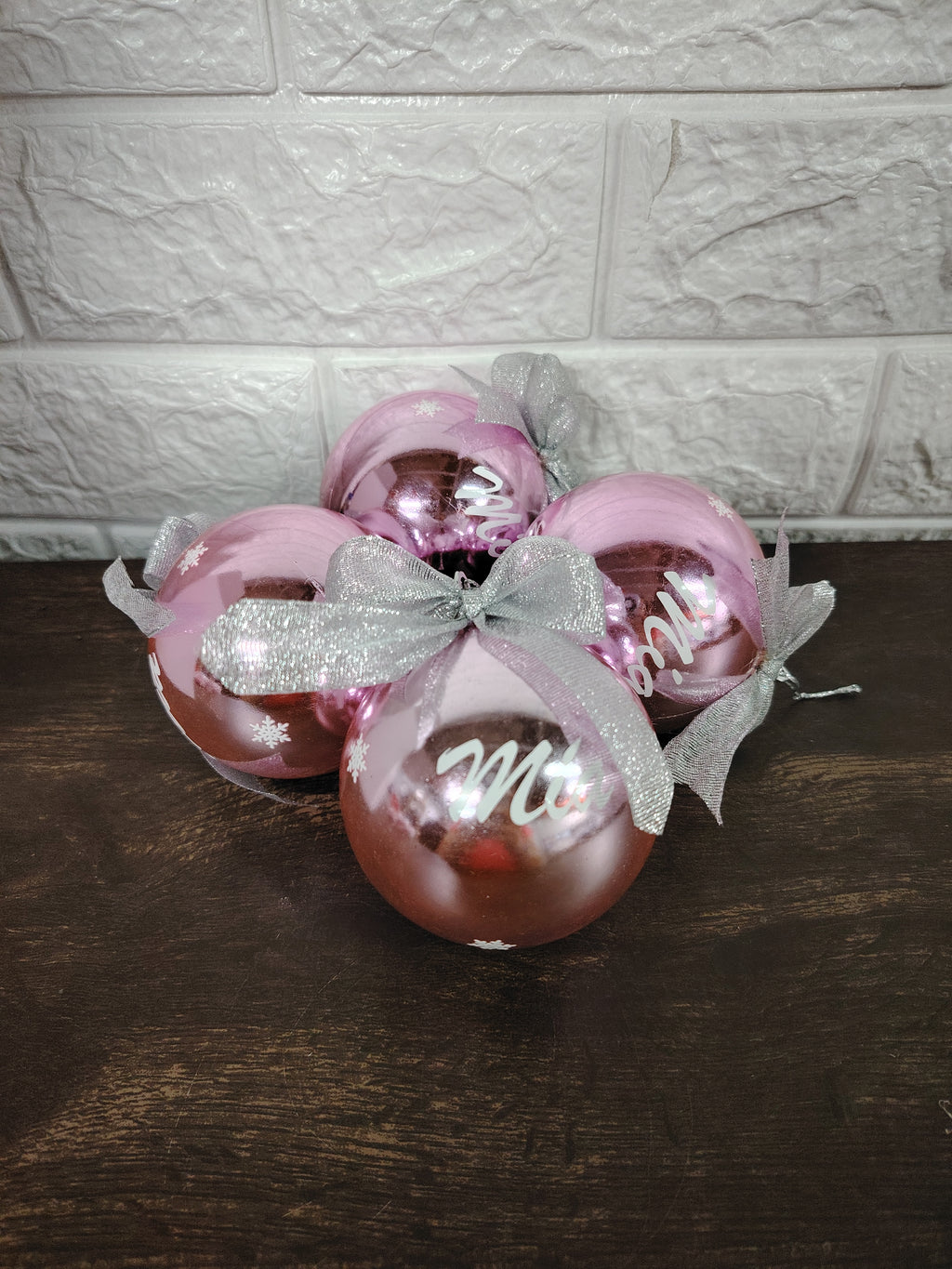 ESFERAS NAVIDEÑAS PERSONALIZADAS PARA ÁRBOL