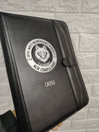Carpeta de ecocuero Negro con accesorios