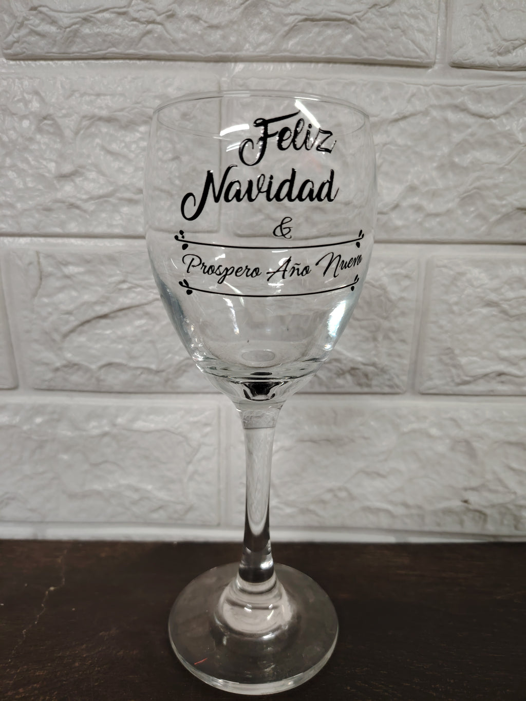 Set de Copas "Feliz Navidad y Próspero Año Nuevo"