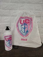 PACK MORRAL POLIESTER + BOTELLA PERSONALIZADOS