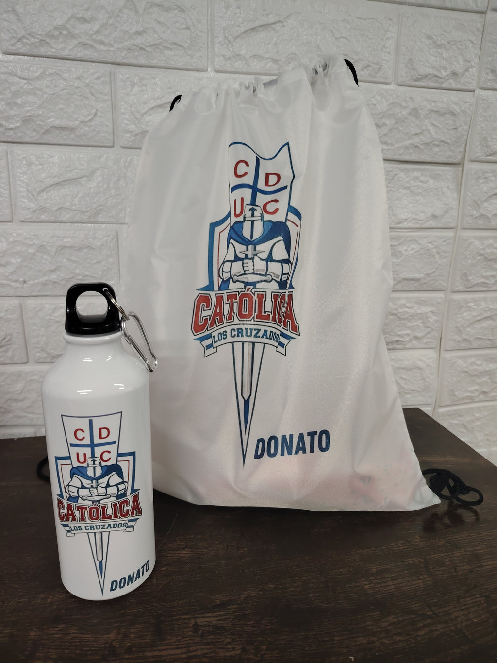 PACK MORRAL POLIESTER + BOTELLA PERSONALIZADOS