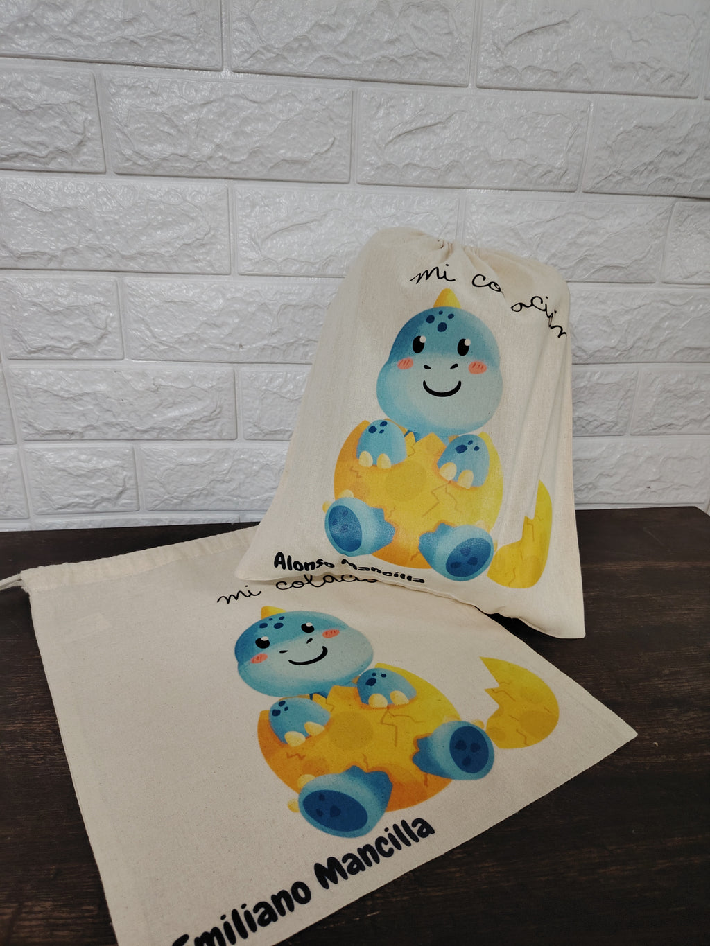 Saquito de algodón personalizado para la colación