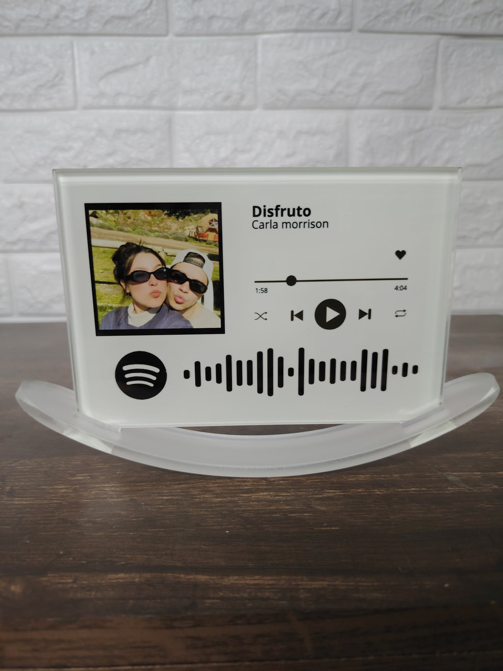 Porta-Retrato Balancín canción de spotify personalizada