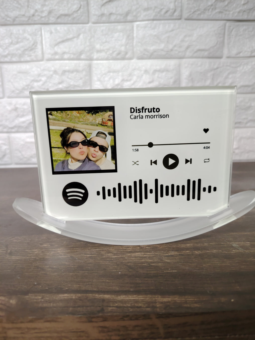 Porta-Retrato Balancín canción de spotify personalizada