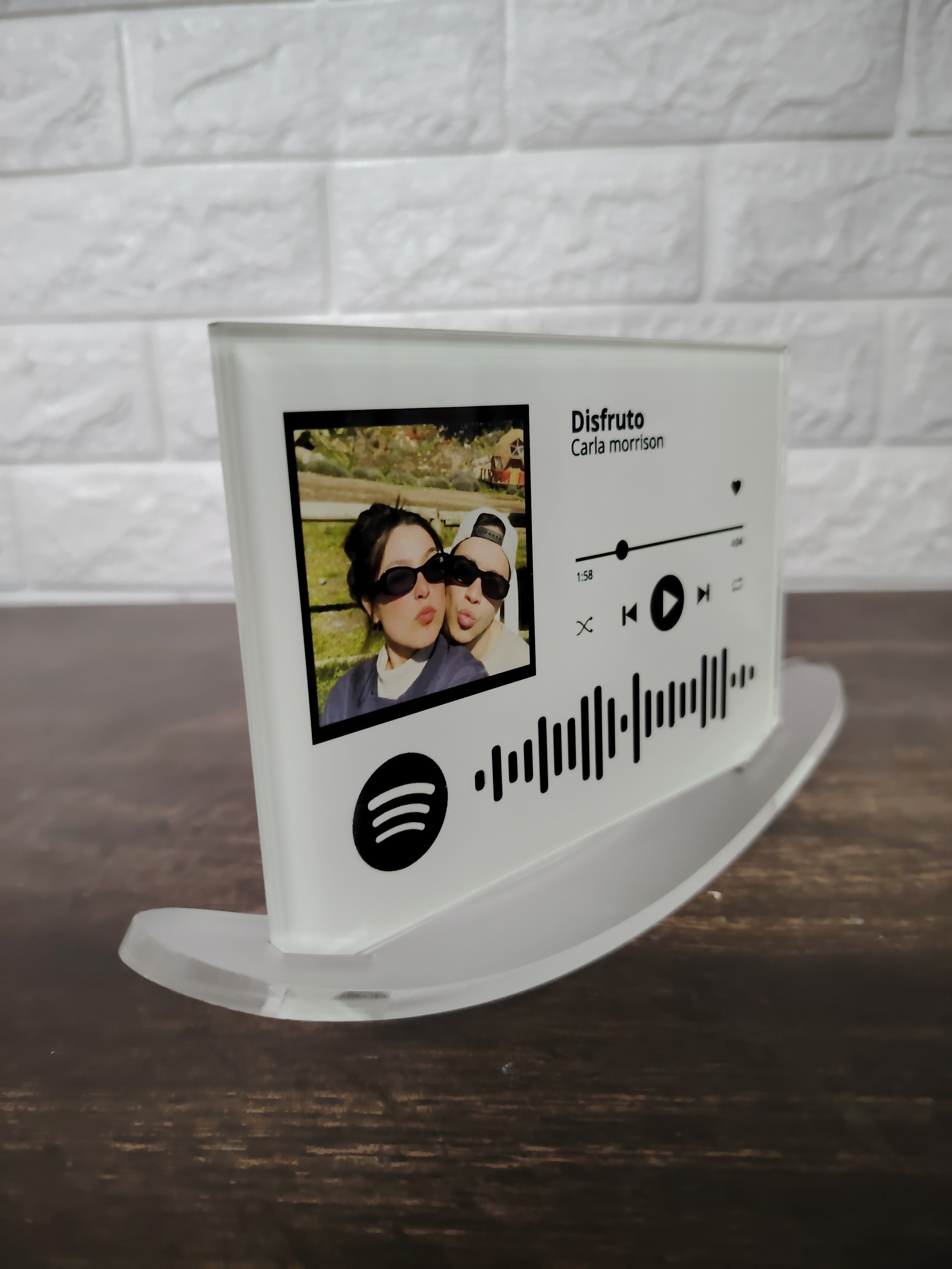 Porta-Retrato Balancín canción de spotify personalizada