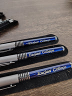 BOLÍGRAFO ROLLER BALL METÁLICO TINTA NEGRA