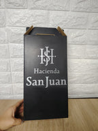 Caja autoarmable con asas, para 2 botellas de Vino