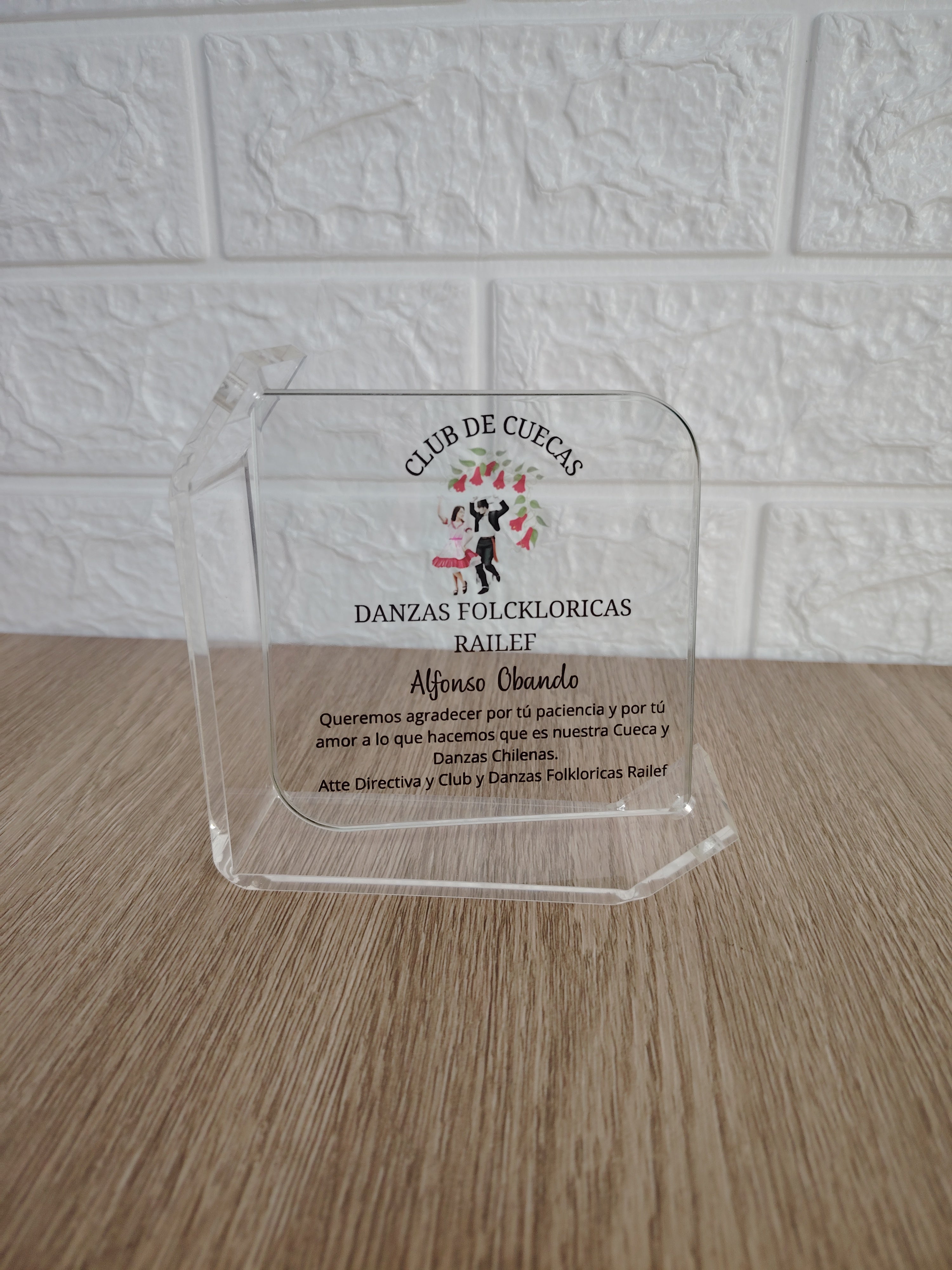 Trofeo de Reconocimiento al Mejor Trabajador