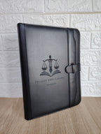 Carpeta de ecocuero Negro con accesorios