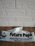 Banda personalizada Futuro Papá para baby shower