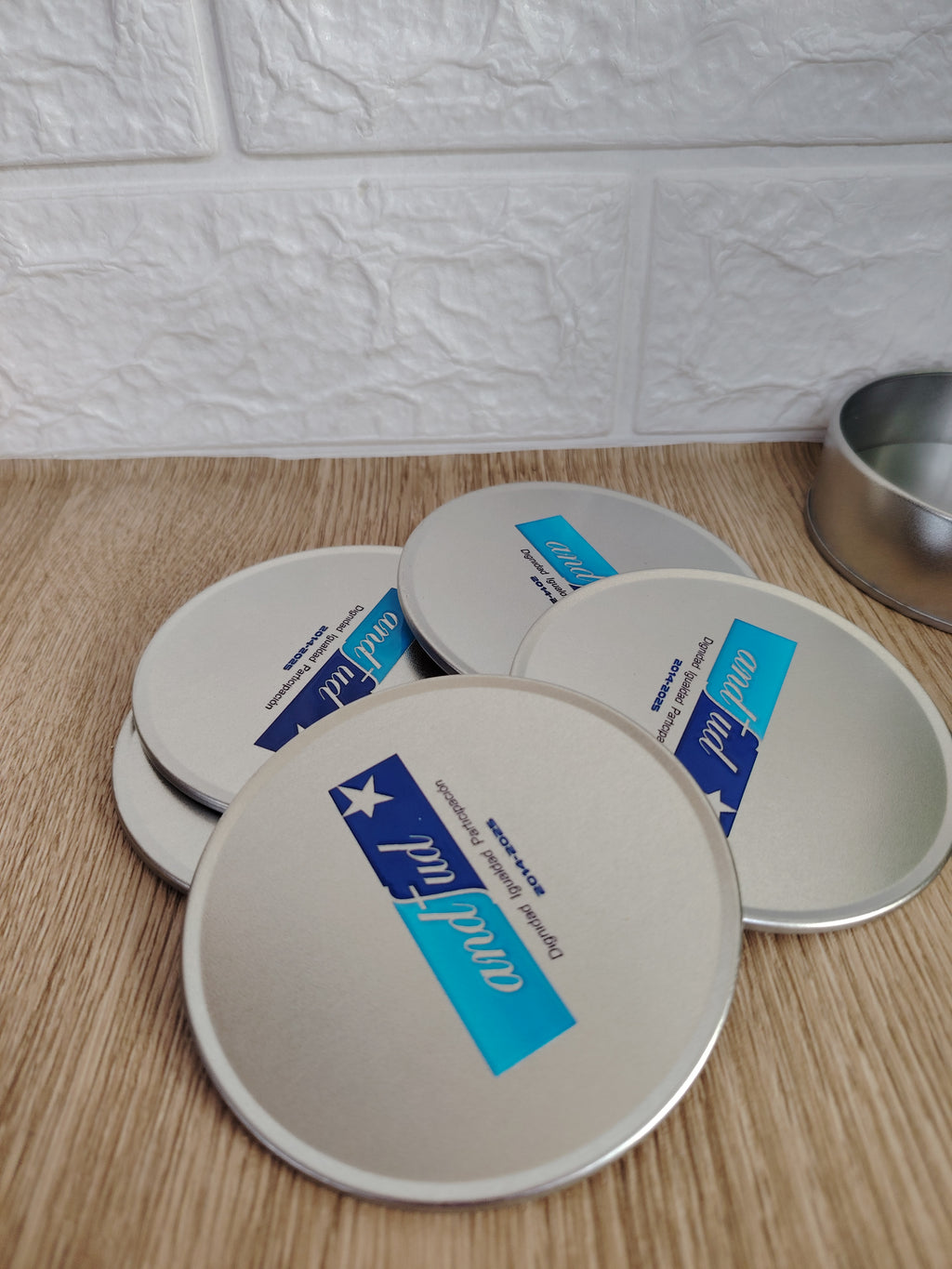 Set de Posavasos de Aluminio