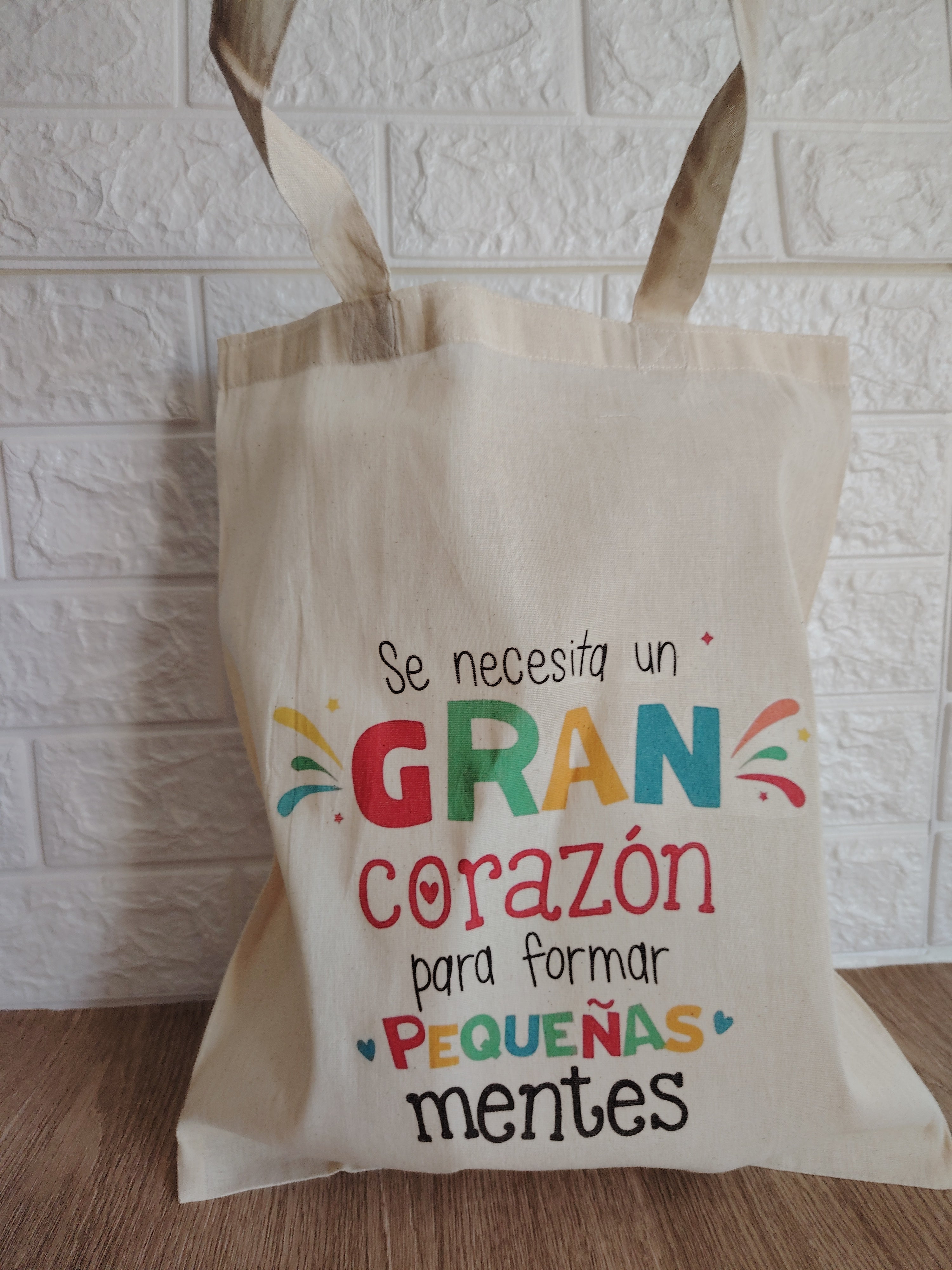 Bolsa de algodón Día del Profesor
