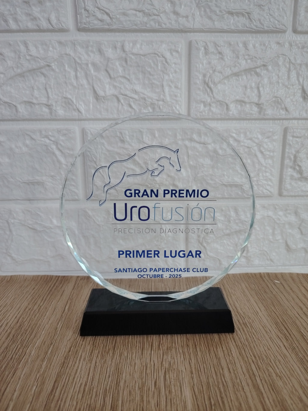 Trofeo Galvano de Cristal "Prisma"