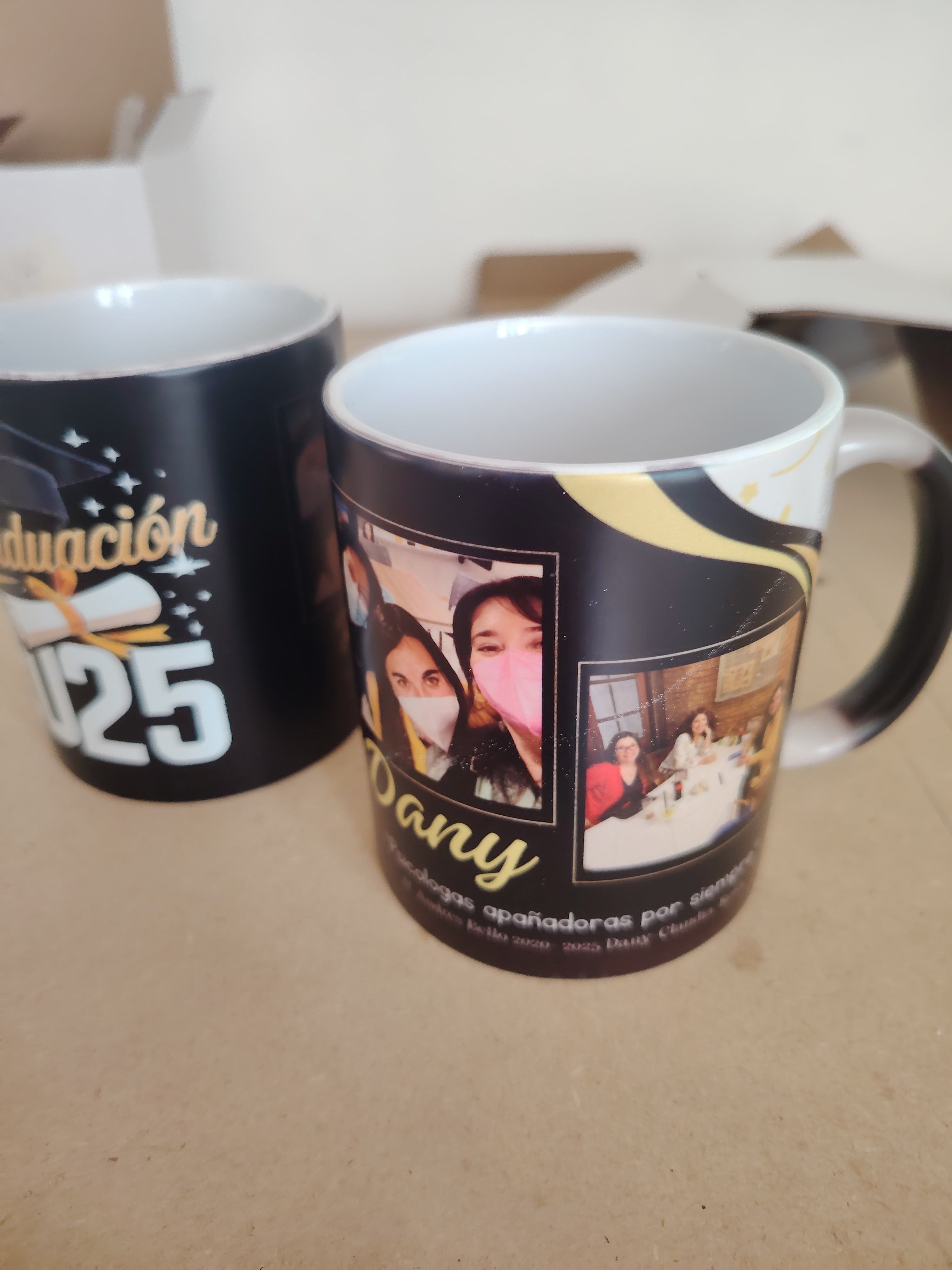 Taza Mágica de Graduación Personalizada