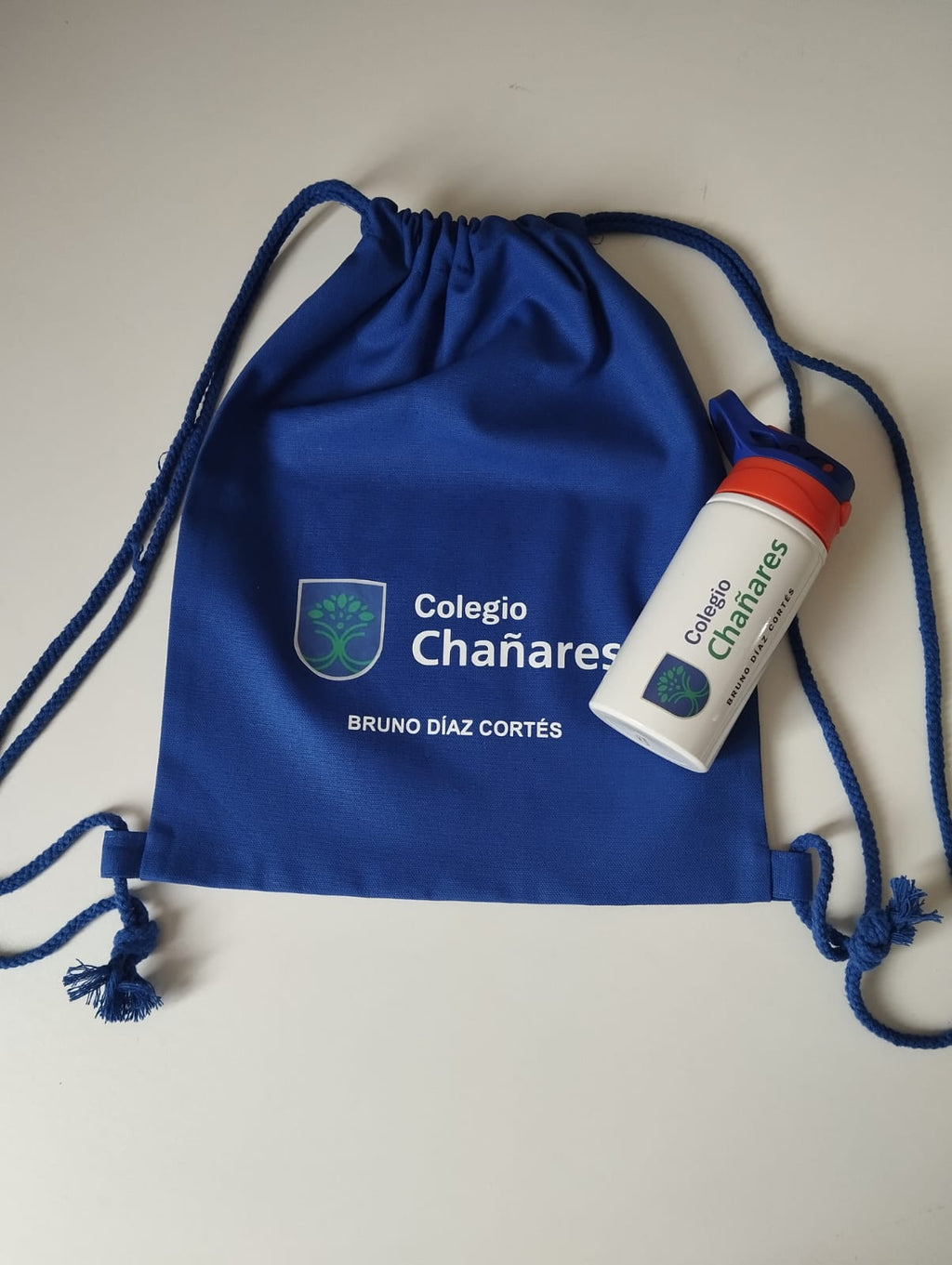 PACK MORRAL ALGODÓN + BOTELLA DE AGUA PERSONALIZADOS