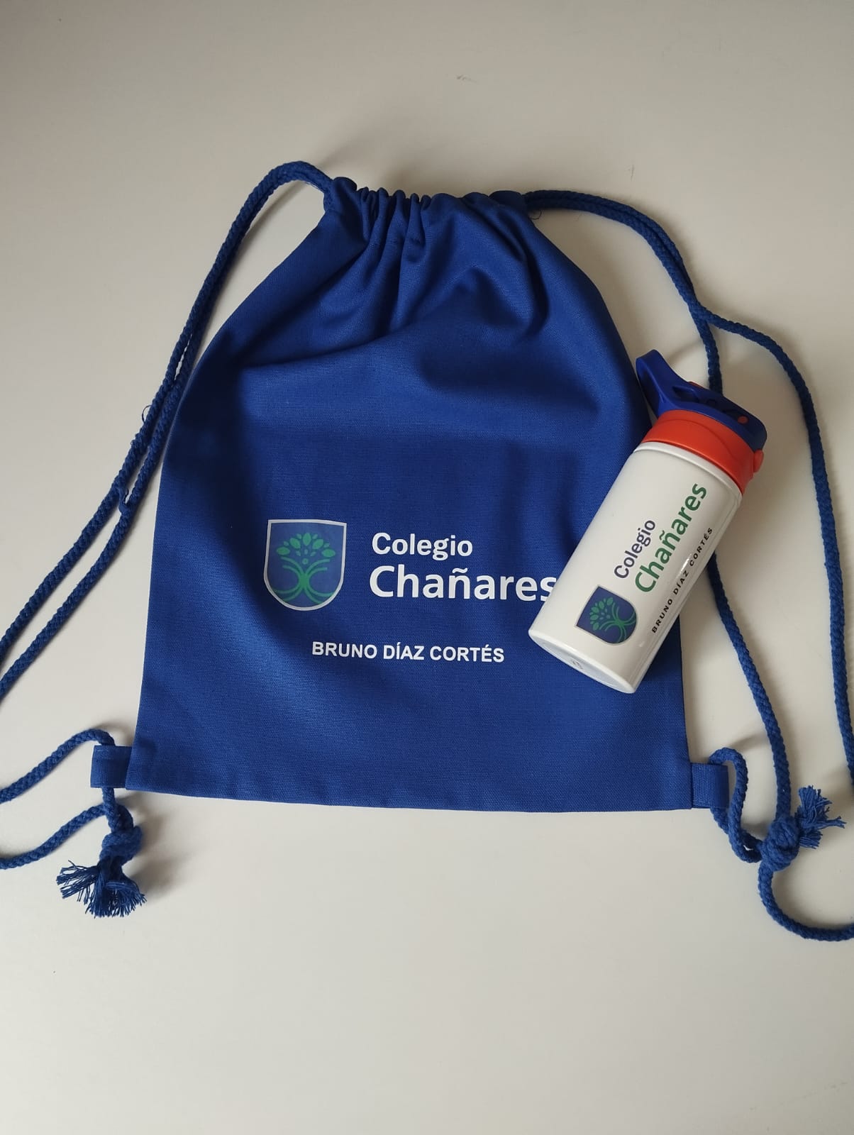 PACK MORRAL ALGODÓN + BOTELLA DE AGUA PERSONALIZADOS