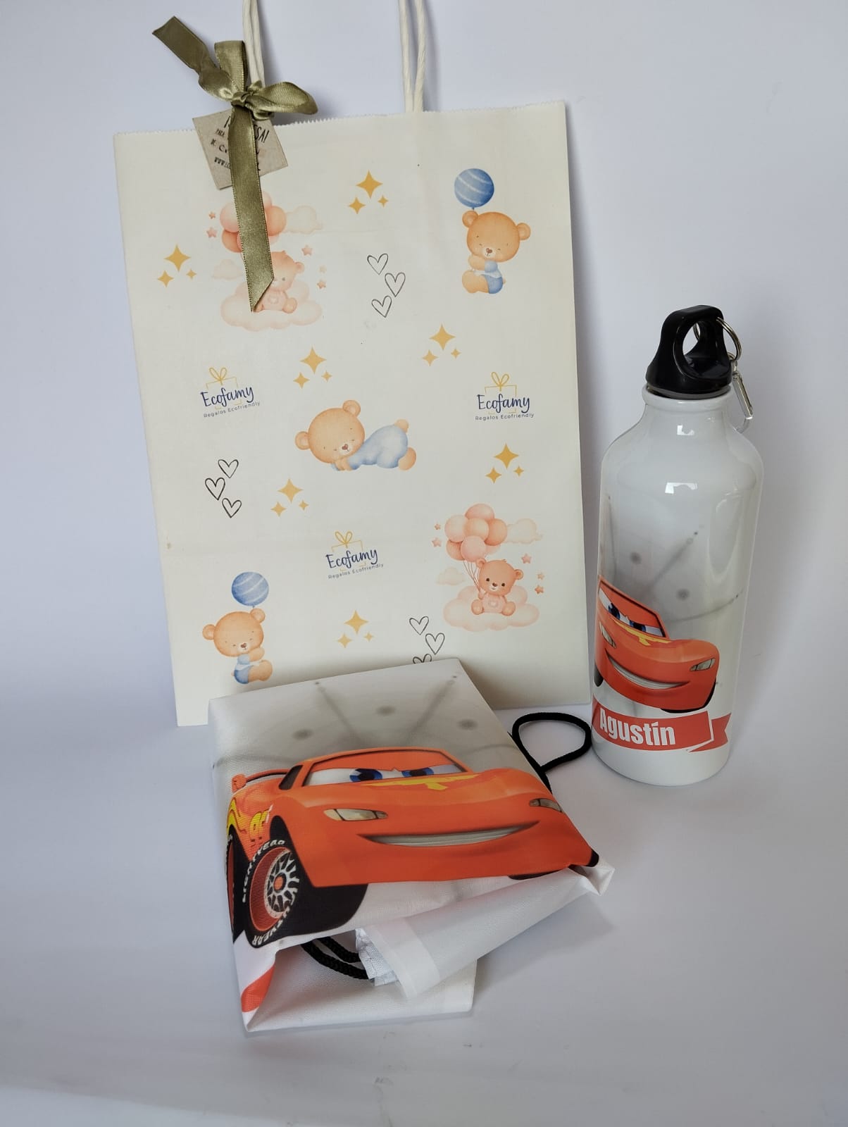 PACK MORRAL POLIESTER + BOTELLA PERSONALIZADOS