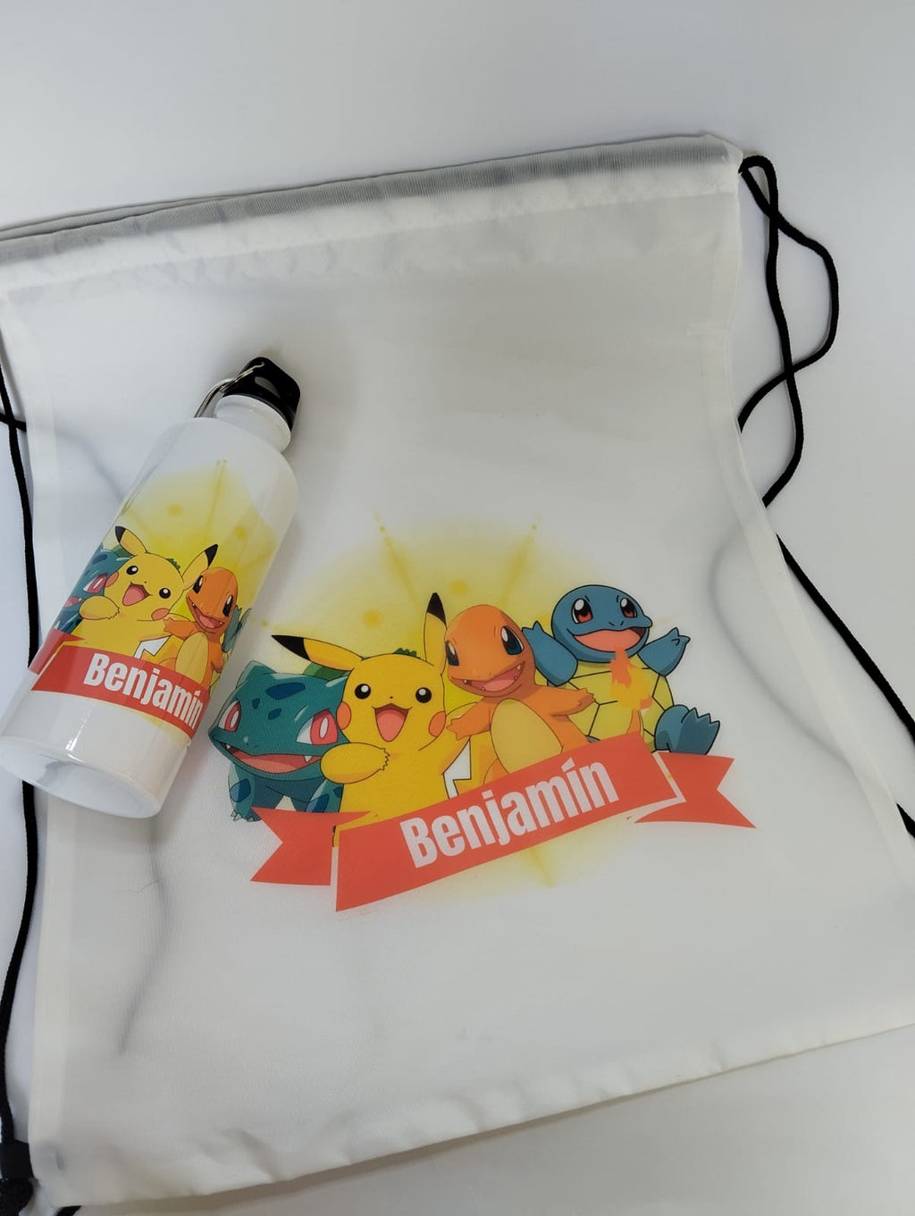 PACK MORRAL POLIESTER + BOTELLA PERSONALIZADOS