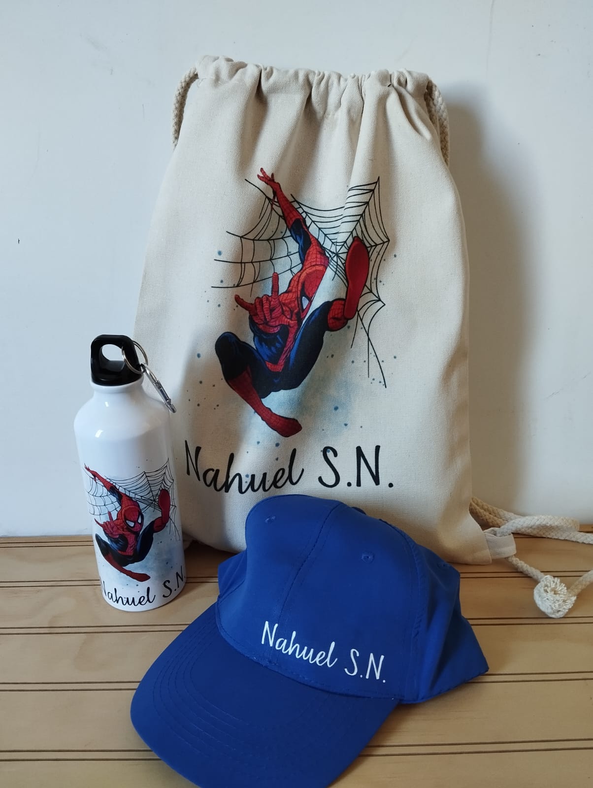 PACK MORRAL ALGODÓN + BOTELLA DE AGUA PERSONALIZADOS