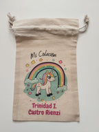 Saquito de algodón personalizado para la colación