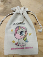 Saquito de algodón personalizado para la colación