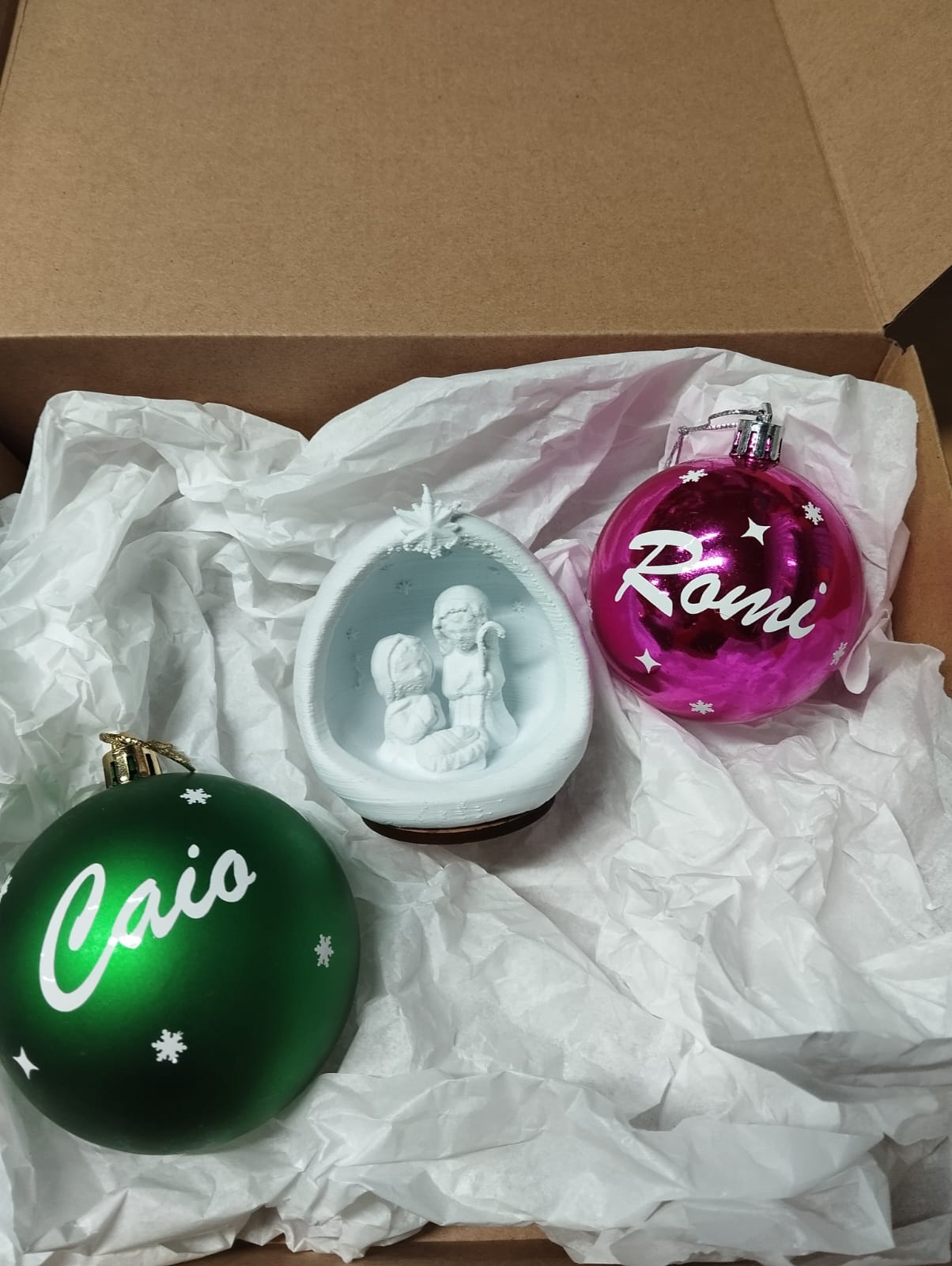 ESFERAS NAVIDEÑAS PERSONALIZADAS PARA ÁRBOL