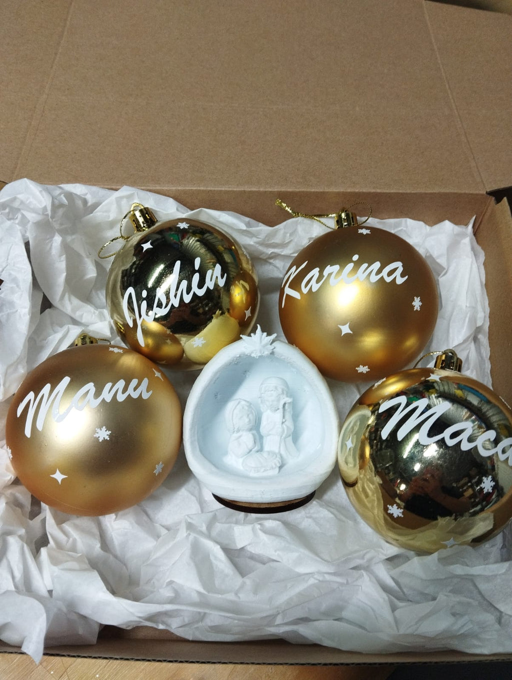 ESFERAS NAVIDEÑAS PERSONALIZADAS PARA ÁRBOL