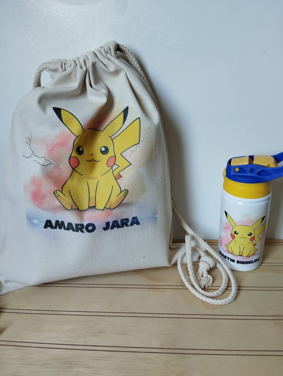 PACK MORRAL ALGODÓN + BOTELLA DE AGUA PERSONALIZADOS