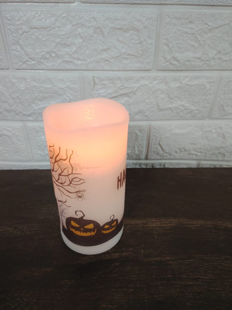 Vela eterna Cirio de halloween