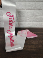 Banda personalizada Futura Mamá para baby shower