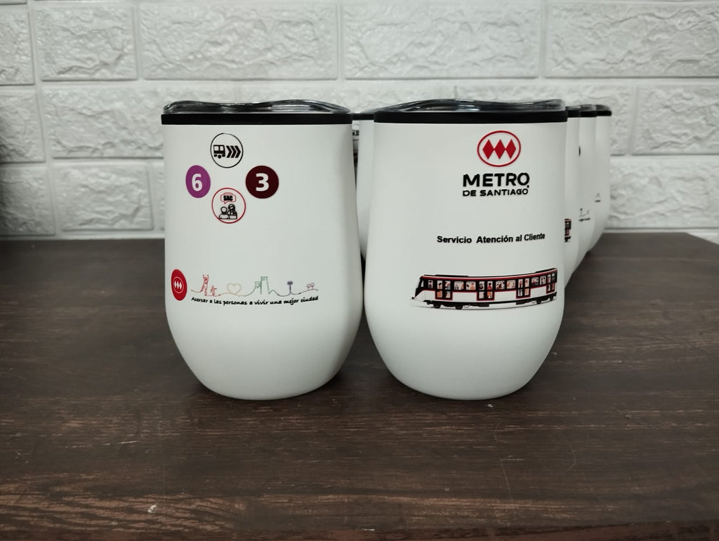 Mug metálico/plástico ''SYNNA'' 350cc