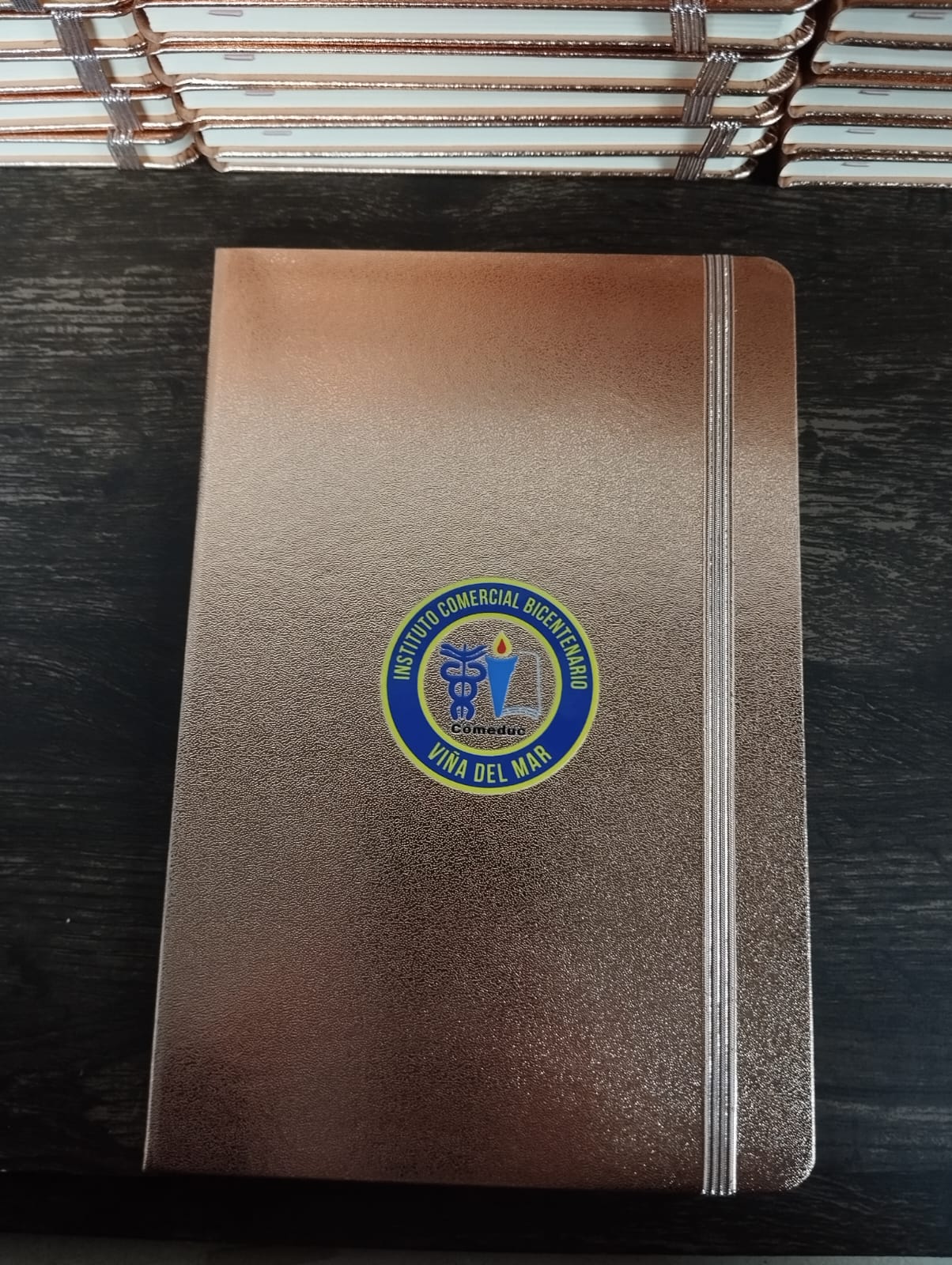 Cuaderno Tapa Dura Encobrizada