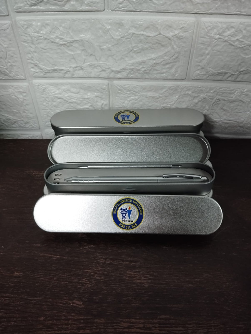 Estuche Metálico para Bolígrafo