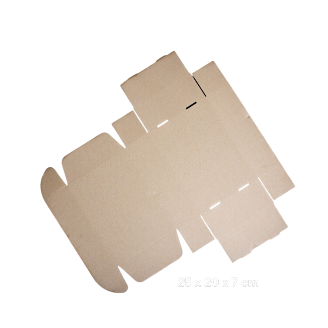 Caja autoarmable 25x20x7 cm. ECOFAMY