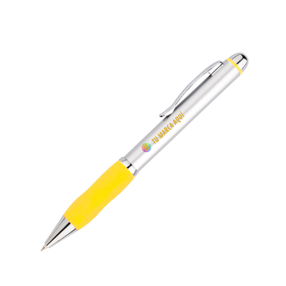Bolígrafo Plástico Qasar Silver