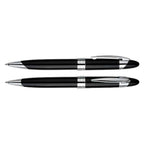 Bolígrafo Metálico Black Pearl Tinta Azul