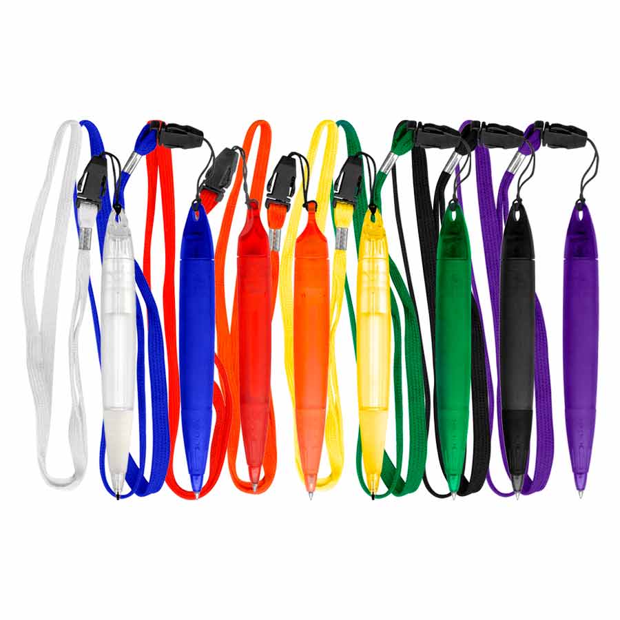 Bolígrafo Gross colgante incluye Lanyard - Negro / NO