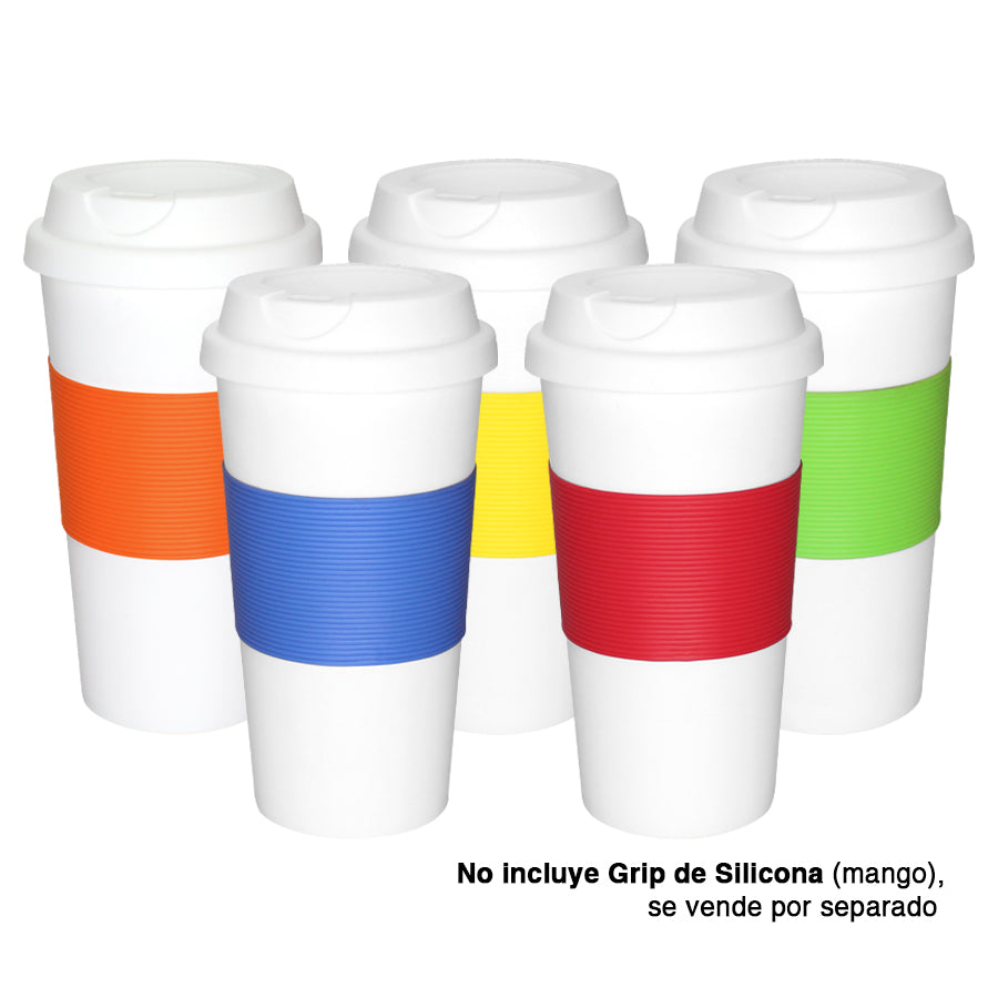 Vaso Blanco Cloud para café 480cc reutilizable
