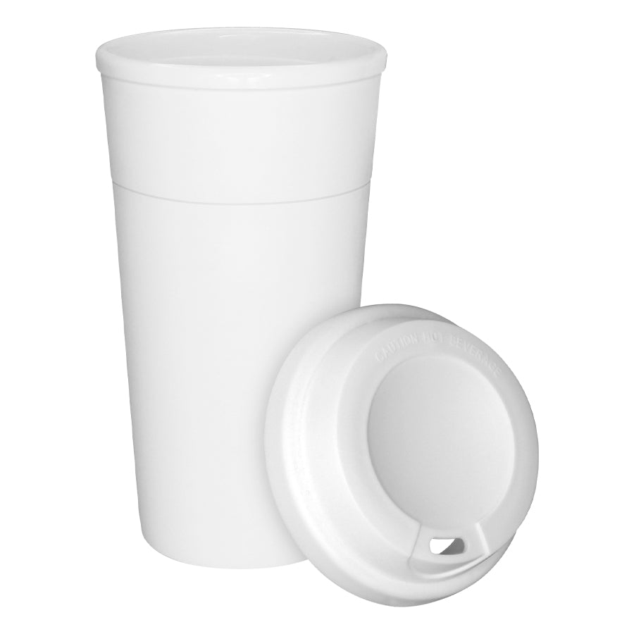 Vaso Blanco Cloud para café 480cc reutilizable