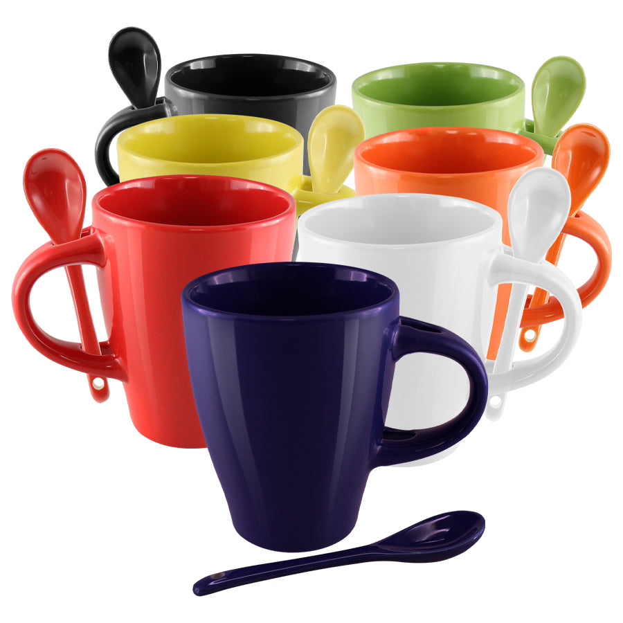Tazón de cerámica con cuchara 320, Colores